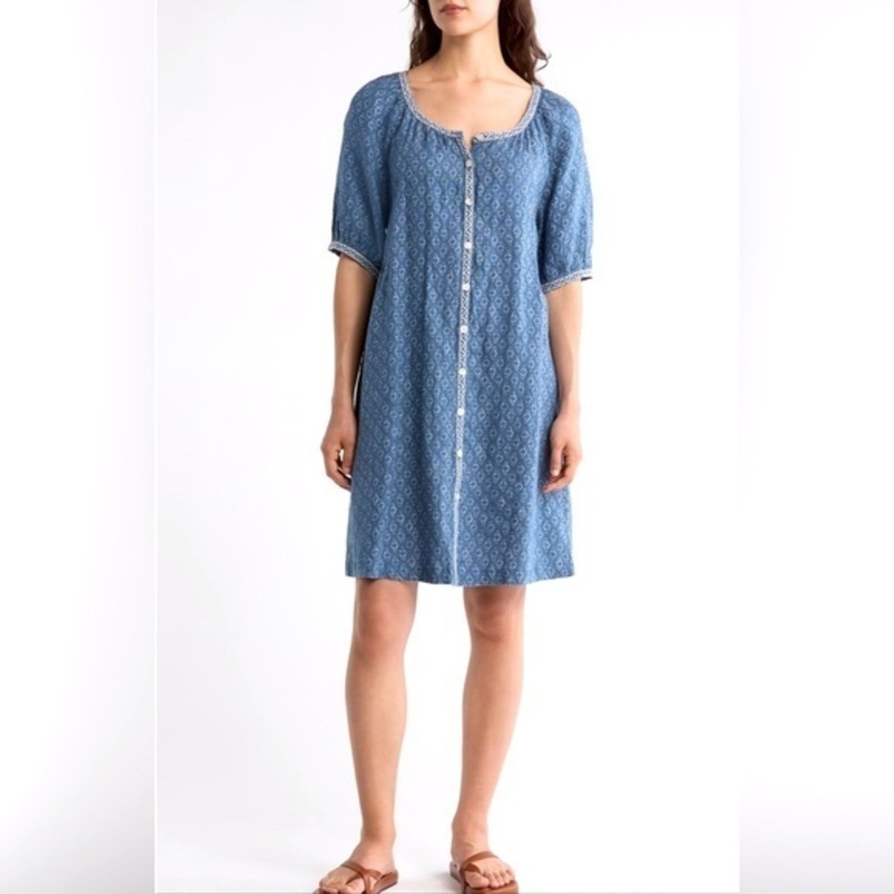 NEW…FAHERTY Button-Up Mini Dress